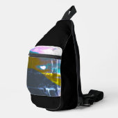 Print gesneden naaizak sling bag (Rechterhoek)