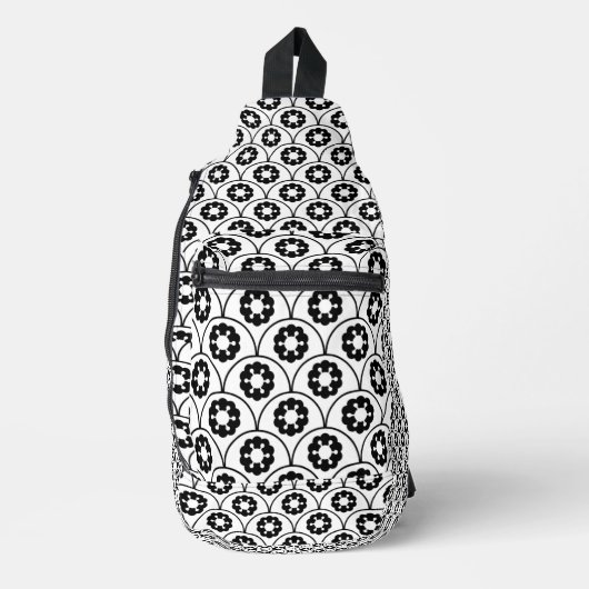 Print gesneden naaizak sling bag (Voorkant)