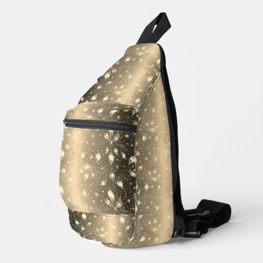 Print gesneden naaizak sling bag (Rechterhoek)