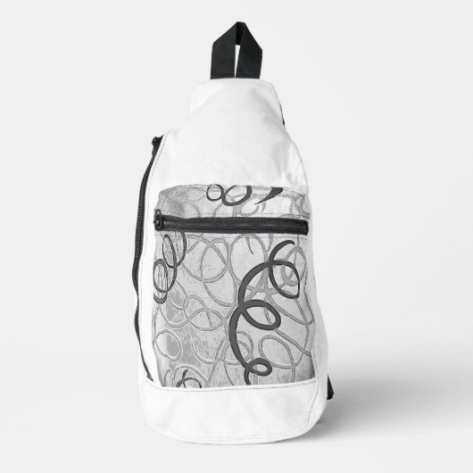 Print gesneden naaizak sling bag (Voorkant)