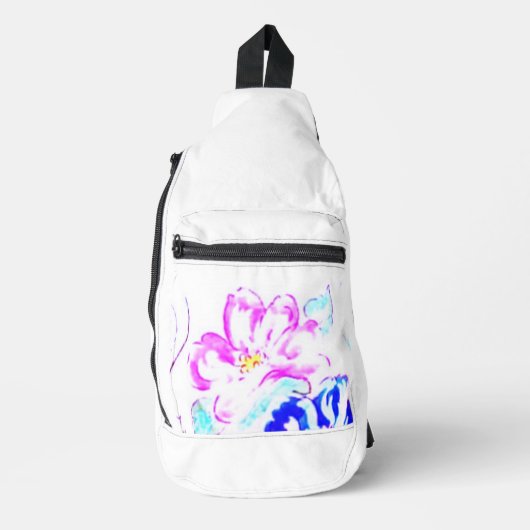 Print gesneden naaizak sling bag (Voorkant)