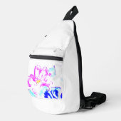 Print gesneden naaizak sling bag (Rechterhoek)