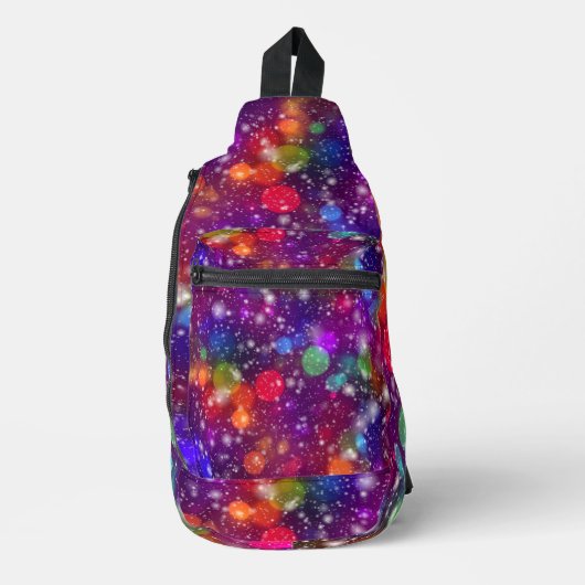 Print gesneden naaizak sling bag (Voorkant)