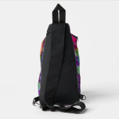 Print gesneden naaizak sling bag (Achterkant)