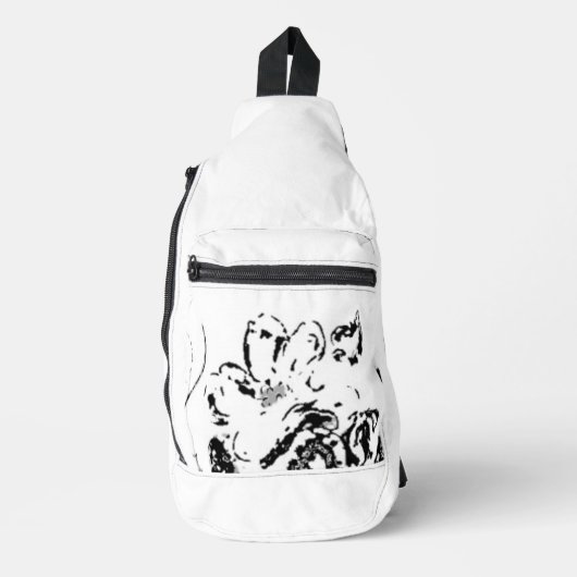 Print gesneden naaizak sling bag (Voorkant)