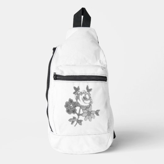 Print gesneden naaizak sling bag (Voorkant)