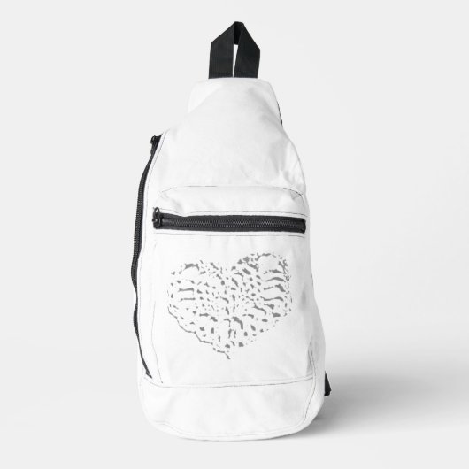 Print gesneden naaizak sling bag (Voorkant)