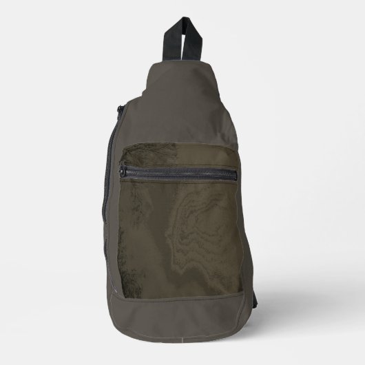 Print gesneden naaizak sling bag (Voorkant)