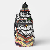 Print gesneden naaizak sling bag (Voorkant)