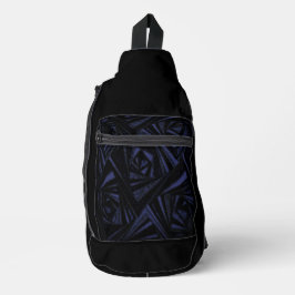 Print gesneden naaizak sling bag