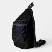 Print gesneden naaizak sling bag (Rechterhoek)