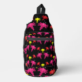 Print gesneden naaizak sling bag (Voorkant)