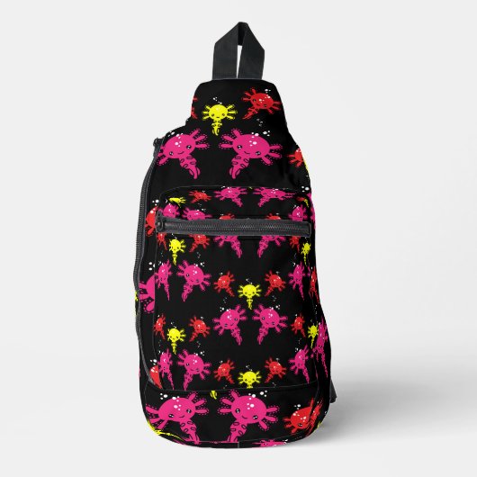 Print gesneden naaizak sling bag (Voorkant)