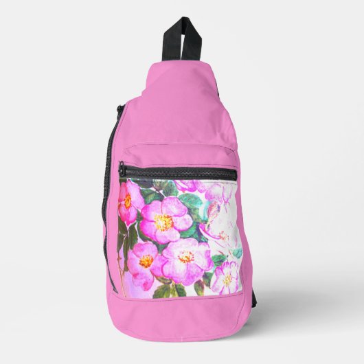 Print gesneden naaizak sling bag (Voorkant)