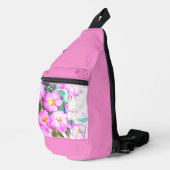 Print gesneden naaizak sling bag (Rechterhoek)
