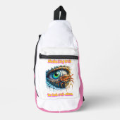 Print gesneden naaizak sling bag (Voorkant)