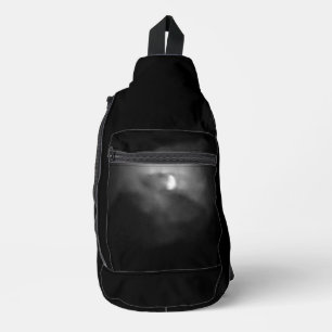 Print gesneden naaizak sling bag