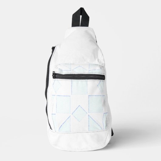 Print gesneden naaizak sling bag (Voorkant)