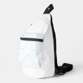 Print gesneden naaizak sling bag (Rechterhoek)