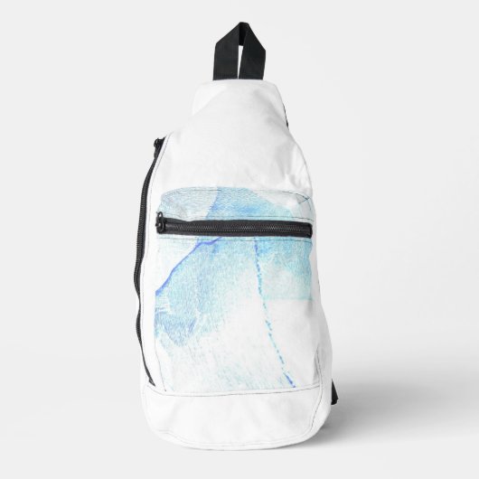 Print gesneden naaizak sling bag (Voorkant)