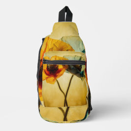 Print gesneden naaizak sling bag