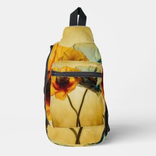 Print gesneden naaizak sling bag