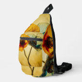 Print gesneden naaizak sling bag (Rechterhoek)