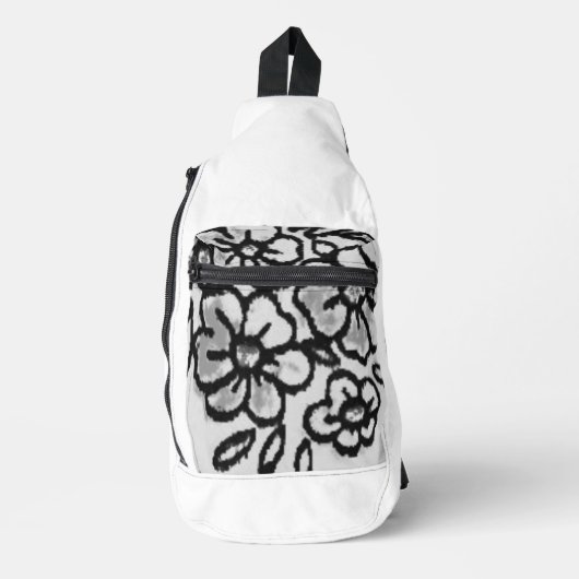 Print gesneden naaizak sling bag (Voorkant)