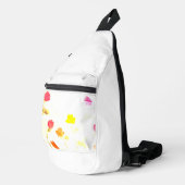 Print gesneden naaizak sling bag (Rechterhoek)