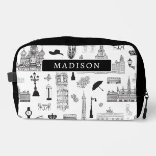 Print gesneden naaizak toilettasje