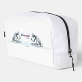 Print gesneden naaizak toilettasje (Rechterhoek)