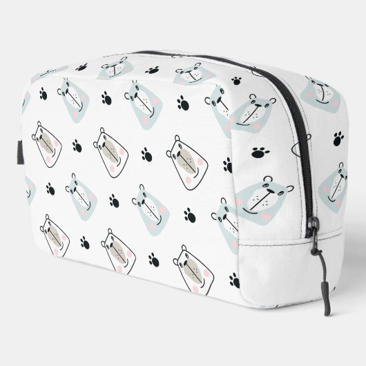 Print gesneden naaizak toilettasje (Rechterhoek)