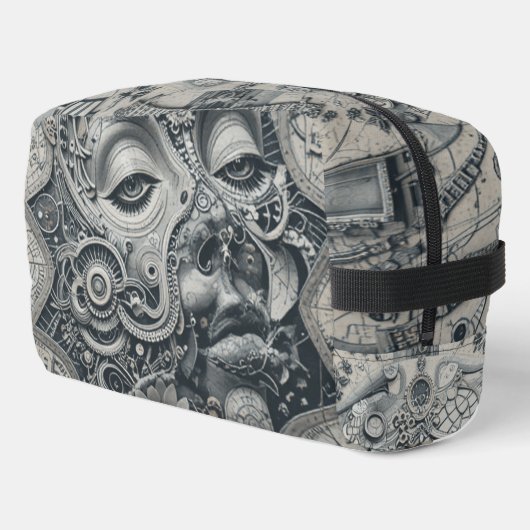 Print gesneden naaizak toilettasje (Linkerhoek)