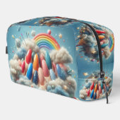 Print gesneden naaizak toilettasje (Rechterhoek)