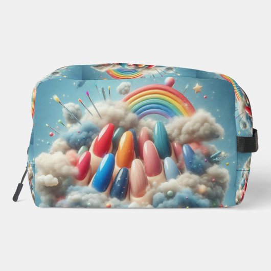 Print gesneden naaizak toilettasje (Achterkant)