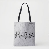 Print gesneden naaizak tote bag (Voorkant)