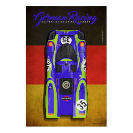 Print Graphic out of a series of legendary German  Perfect Poster