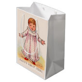 print in eerste stappen van circa 1910 Baby Medium Cadeauzakje (Achterkant Gekanteld)
