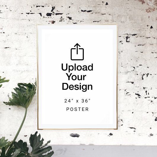 Print je 24" x 36" poster digitale download