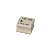 Print je eigen prijs tickets met een rubberstempel (Stempel)