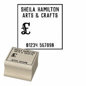 Print je eigen prijs tickets met een rubberstempel