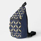 Print Knip Naai Schoudertas/Crosstbody Tas (Rechterhoek)