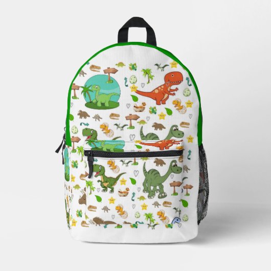 Print Knip Naai Tas Dinosaurus Wilde Dieren (Voorkant)