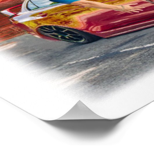 Print Mitsubishi Evo (Hoek)