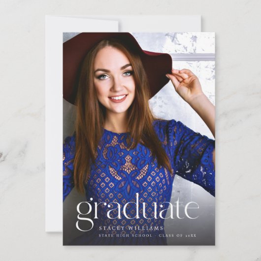 Print Mod Foto Afstuderen Aankondiging VR (Voorkant)