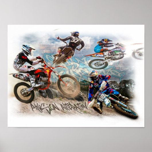 Print Motorcross (Voorkant)