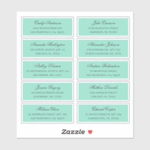 Print namen van gasten adres. Trouw verzendetikett Sticker