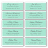 Print namen van gasten adres. Trouw verzendetikett Sticker (Voorkant)