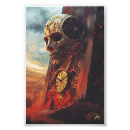 Print O Relógio e a Mortalha Foto Afdruk (Voorkant)