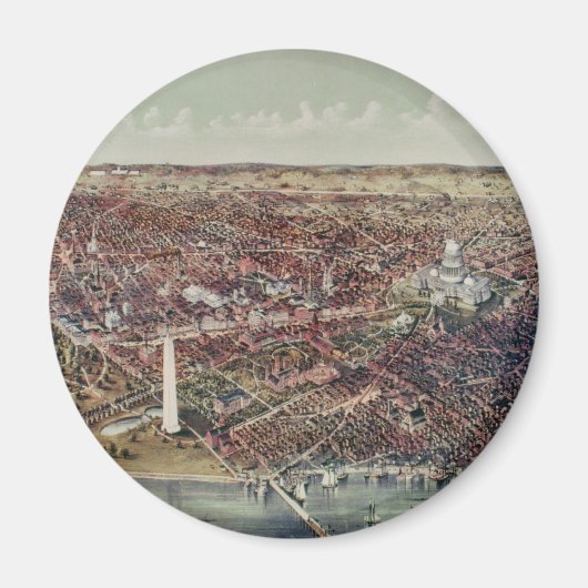 Print of Washington D.C. Magneet (Voorkant)